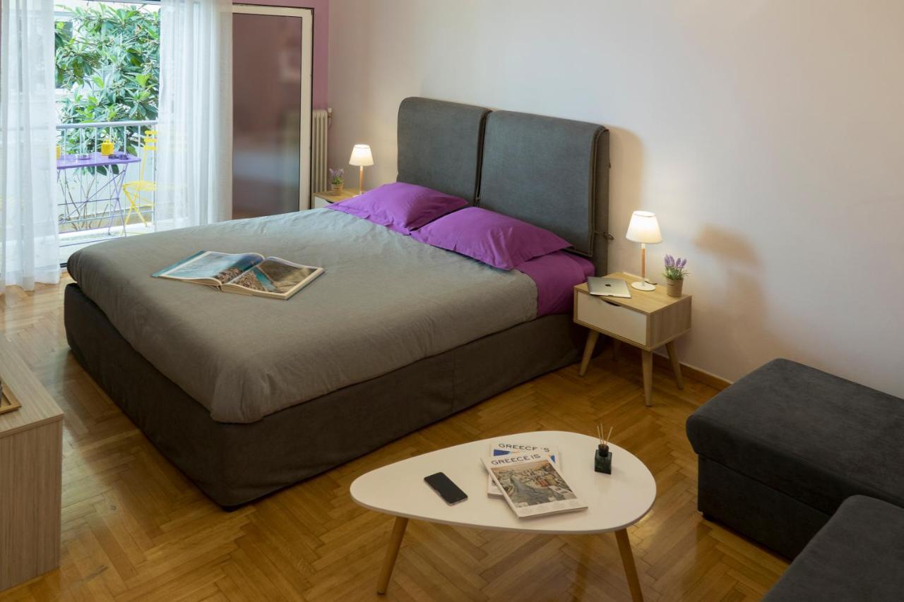 Stylish Modern Studio In The Heart Of أثينا المظهر الخارجي الصورة