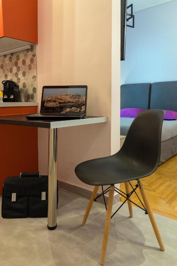 Stylish Modern Studio In The Heart Of أثينا المظهر الخارجي الصورة
